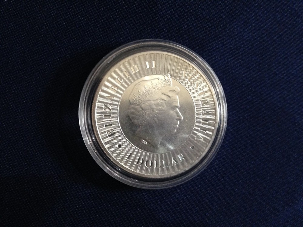 2018 Australia $1 Silver Kangaroo Gem BU One Ounce E6077