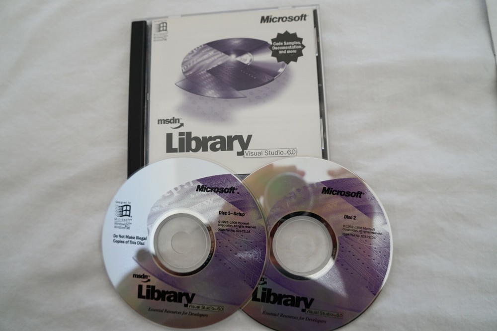 Microsoft Visual Studio 6.0 6 Enterprise FOXPRO C++ BASIC for Windows 98 ~ 11 #4