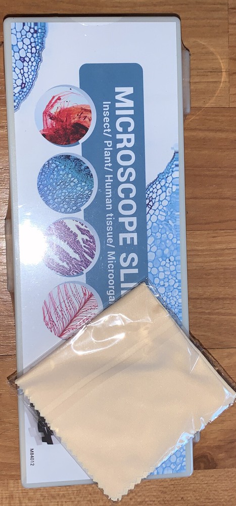 60 Microscope Slides with Specimens for Kids, Prepared Microscope Slides for ...