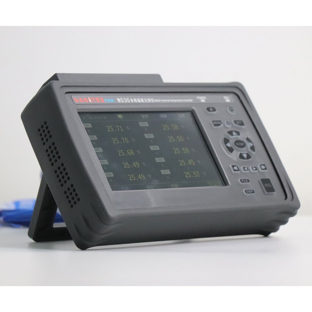 WASITES WS30 Handheld 10CH Temperature Recorder Thermocouple Data Logger
