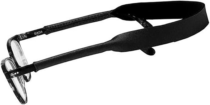 Croakies Original Solid Eyewear Retainer, Regular 2-6mm - Black (24-Pack)