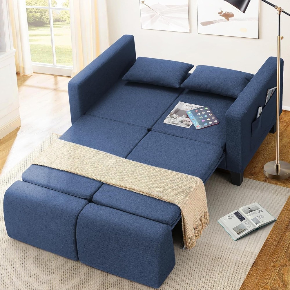 6-IN-1 Sleeper Sofa Bed Innovative Multi-functional Sofa Bed Couch for Family