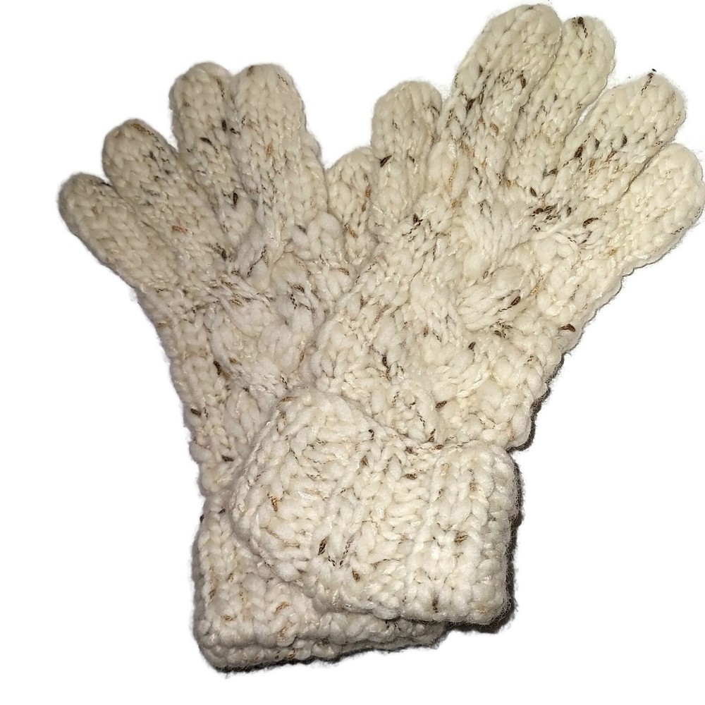 Fownes  Women's Ragwool Gloves  Bone, Size- O/S