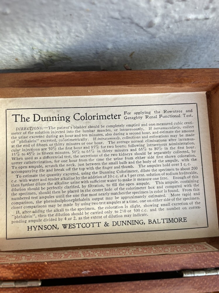 The Dunning Colorimeter