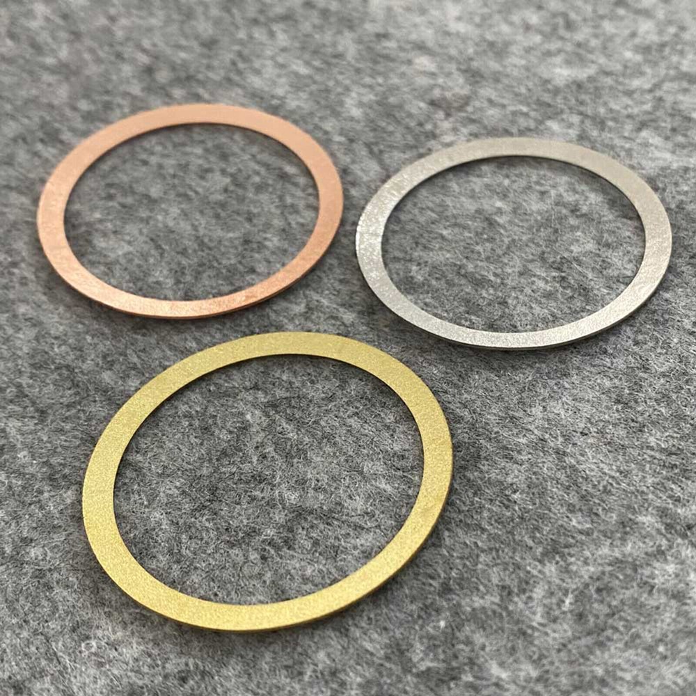Engraved Steel Watch Bezel Outer Diameter 36.5MM Watch Insert Ring for Watch