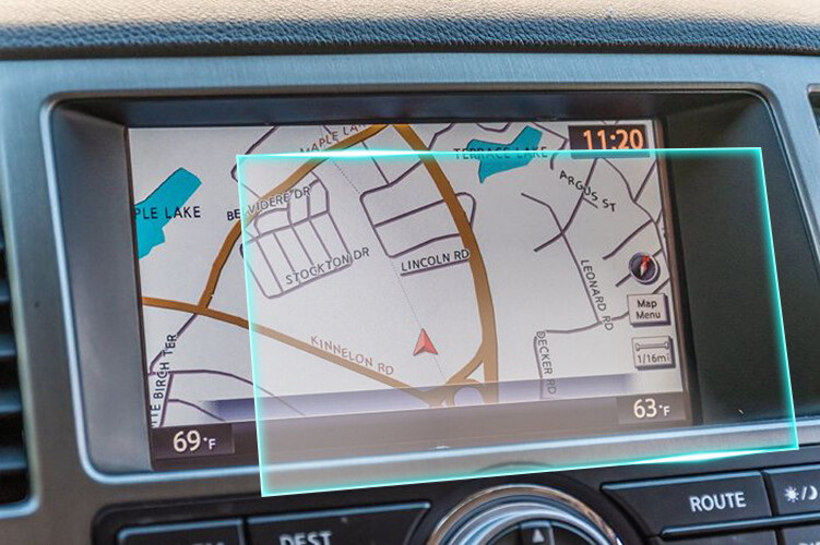 Crystal Clear Screen Protector for 2014 Nissan Armada Vehicle Navigation