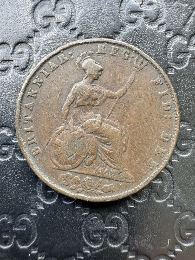 Great Britain Half Penny 1854 Good Grade