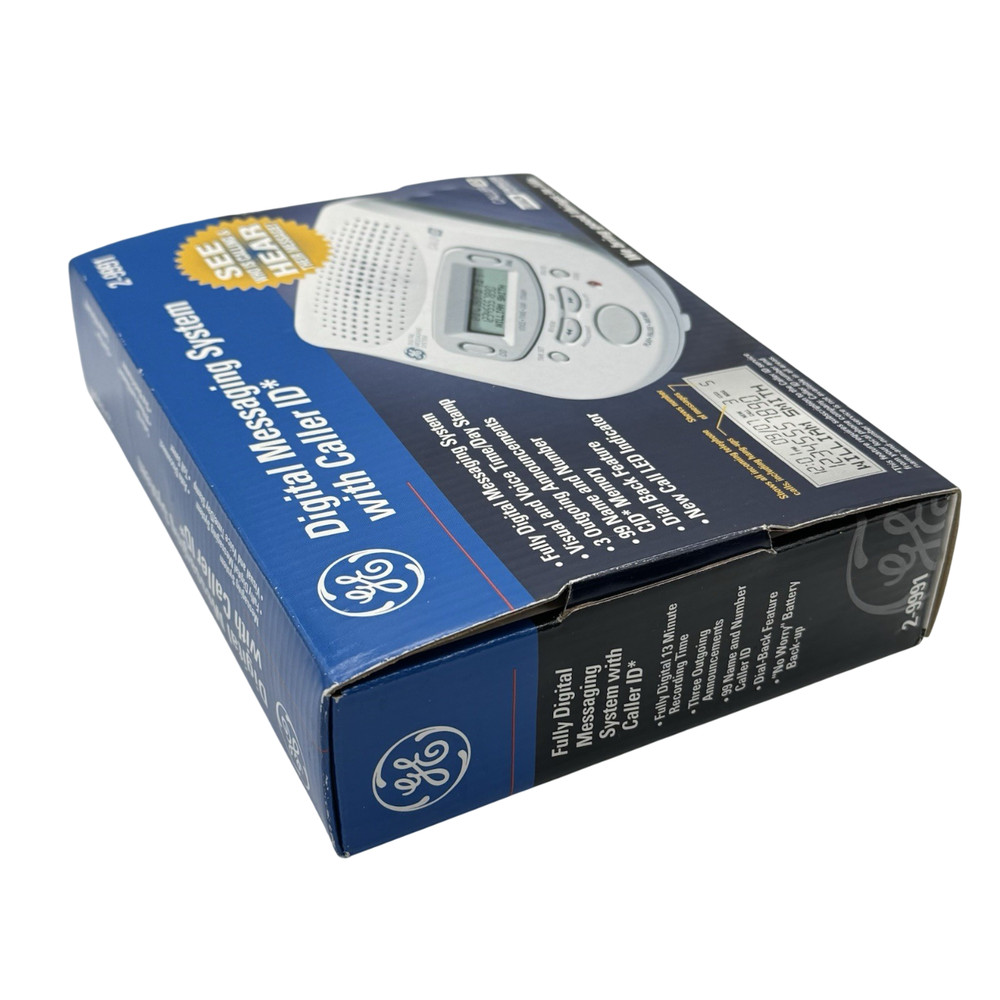 GE Digital Messaging System Answering Machine Caller ID 2-9991