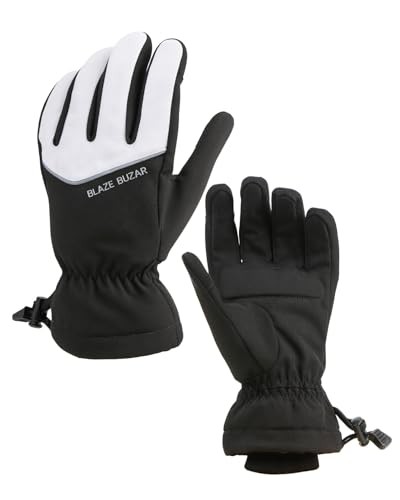 Unisex Active Winter Gloves – Touchscreen Compatible, Warm Fleece Medium While