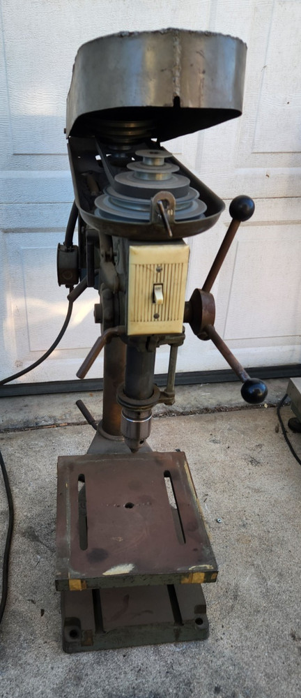 Vintage 1940s Buffalo Forge No. 15 drill press Tested Working