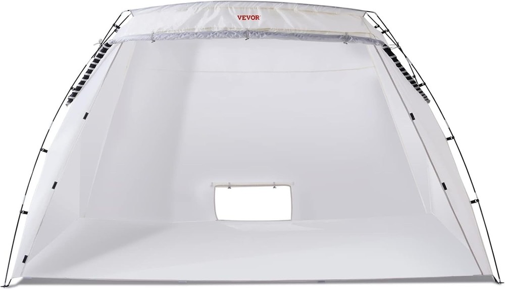 Extra Large Spray Paint Shelter – Quick Setup & Windproof Hooks for Crafts