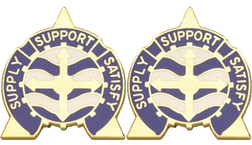 146th Support Battalion Distinctive Unit Insignia - Pair - SUPPLY SUPPORT SATISF