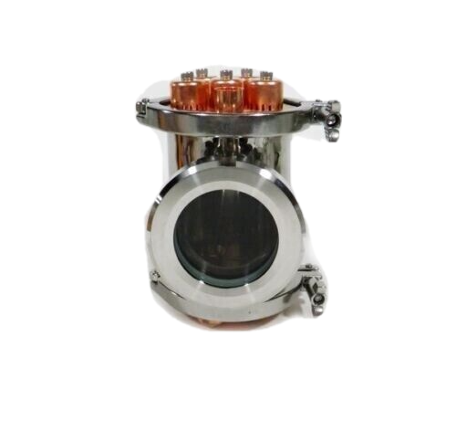 4" Stainless/ Copper Tri Clamp Alcohol Distiller Reflux Bubble Column Section