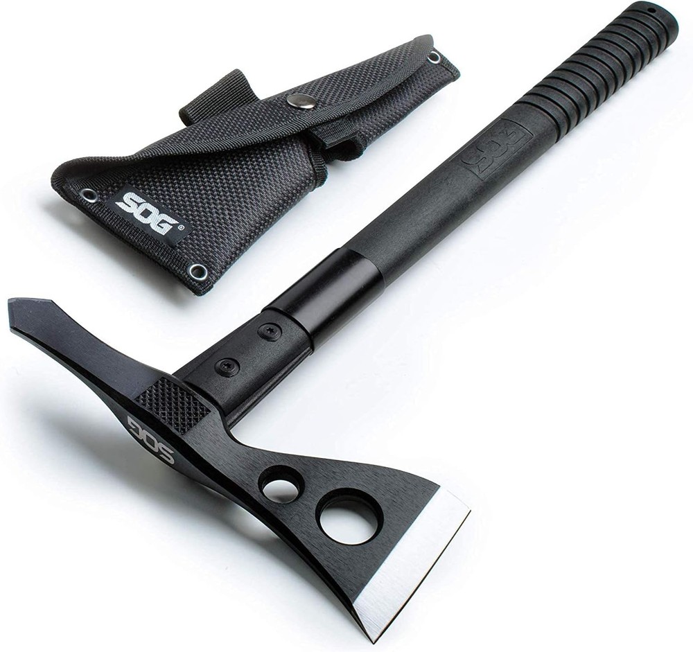 Multitool Survival Tomahawk Axe w/ Fire Starter & Claw Spike