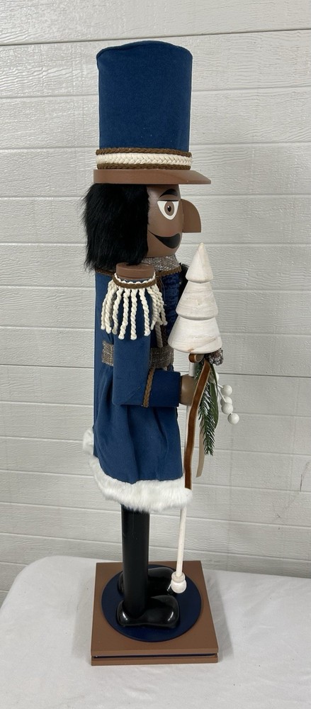 Member’s Mark 32" Decorative Wooden Nutcracker Hand painted Blue Multicultural