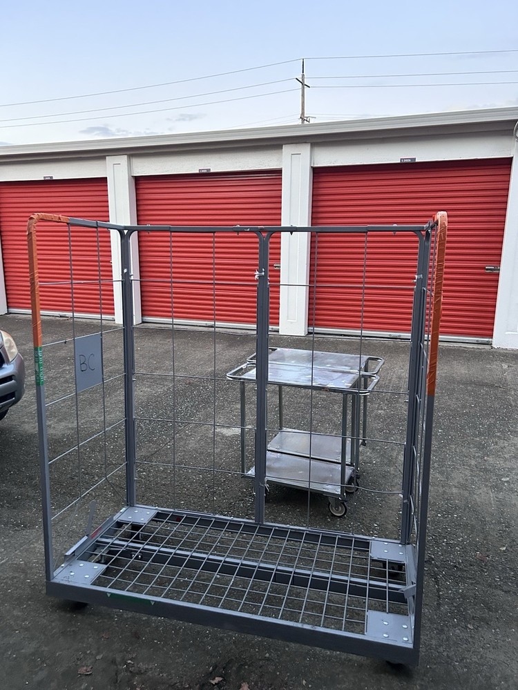 Heavy-Duty Rolling Security Cage Cart