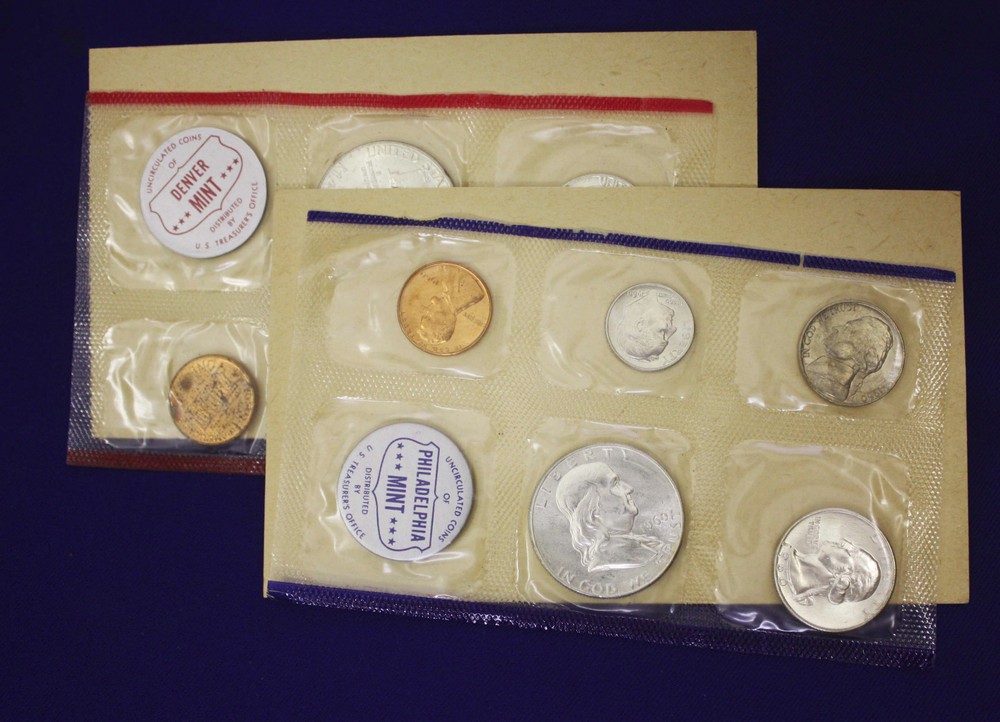 1960 Mint Set. Complete and original. 10 coins Both "P" & "D"