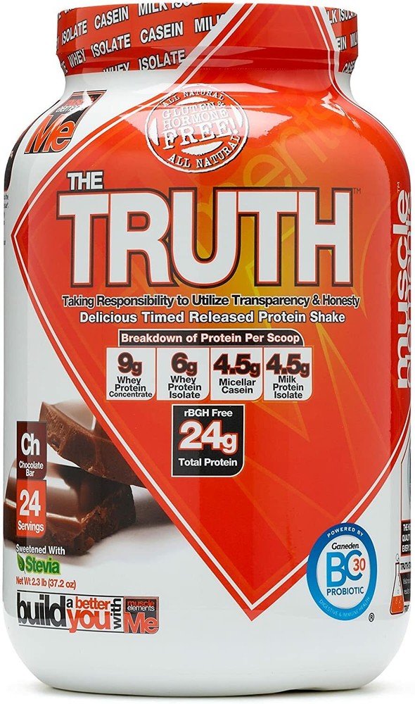 Muscle Elements The Truth Chocolate Bar, 2.3 Pound