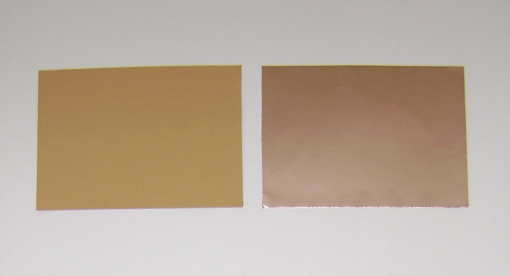 COPPER FOIL ½ oz/sf  6.5”x9”  0.0007” thickness 1 sheet (IRREGULAR)