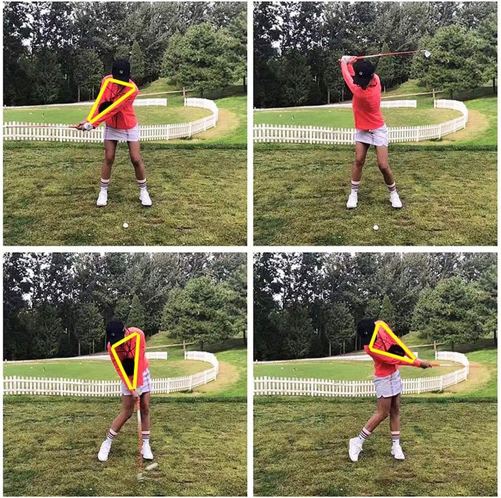 Smart Impact Ball Golf Swing Trainer Aid Practice Posture Correction Training US