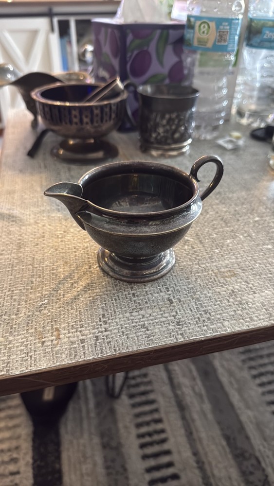Vintage Wallace Silver Plate Creamer Pitcher