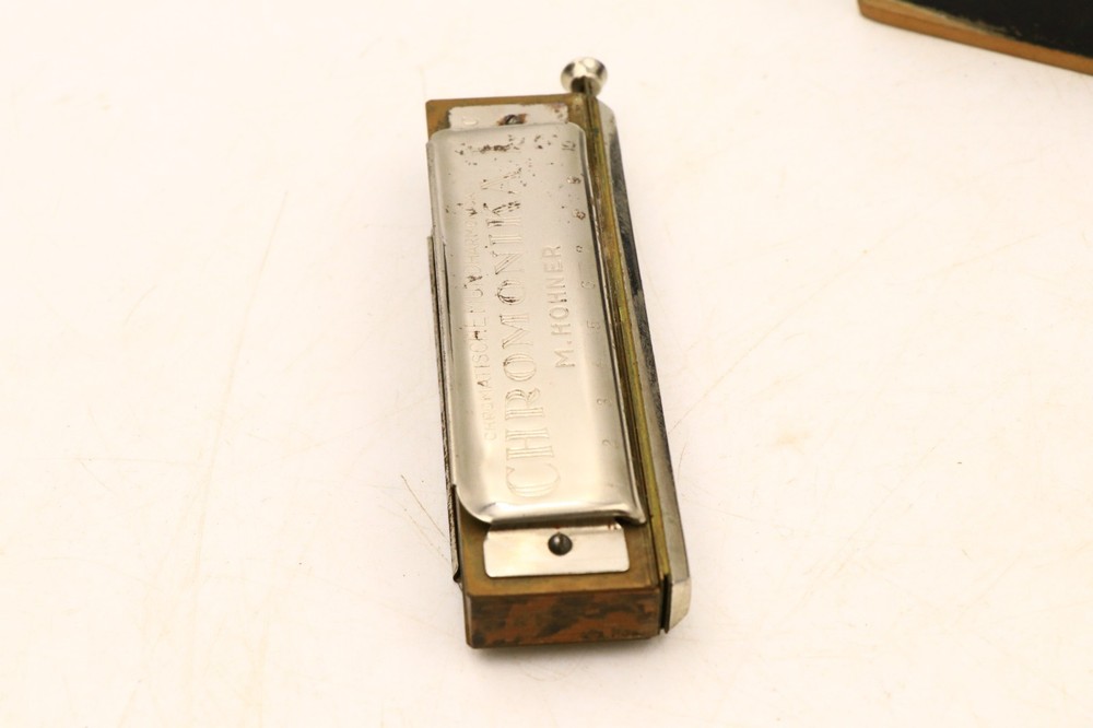 Vintage M. Hohner “Chromonika I” Harmonica With Authentic Box