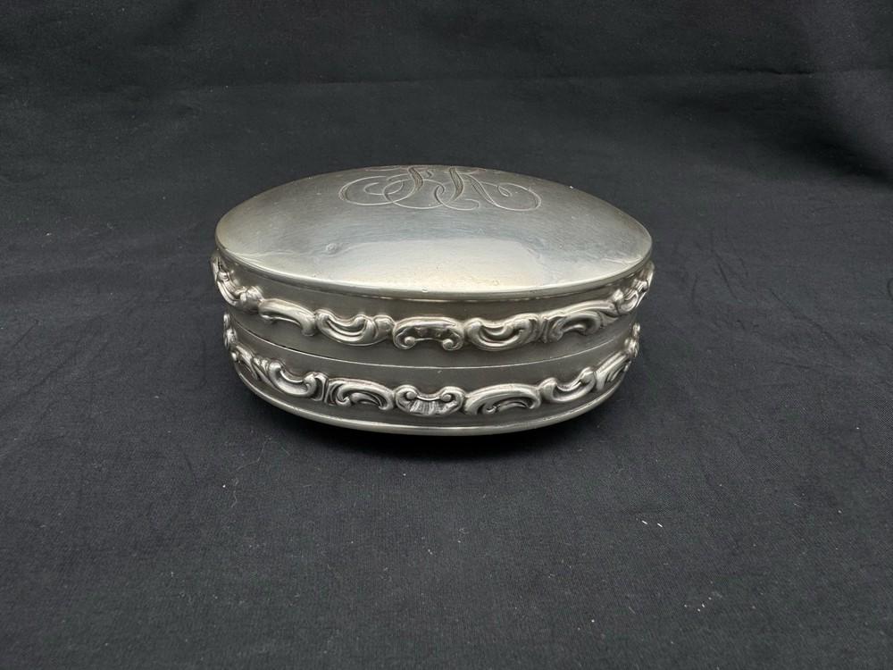 Antique Gorham Sterling Silver Soap Box, 120 grams