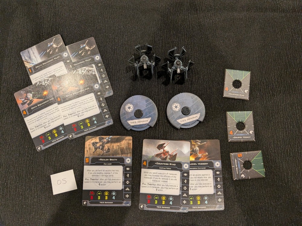 X-Wing Miniatures - Tie Defender (2-pack) Galactic Empire (Lot 05)