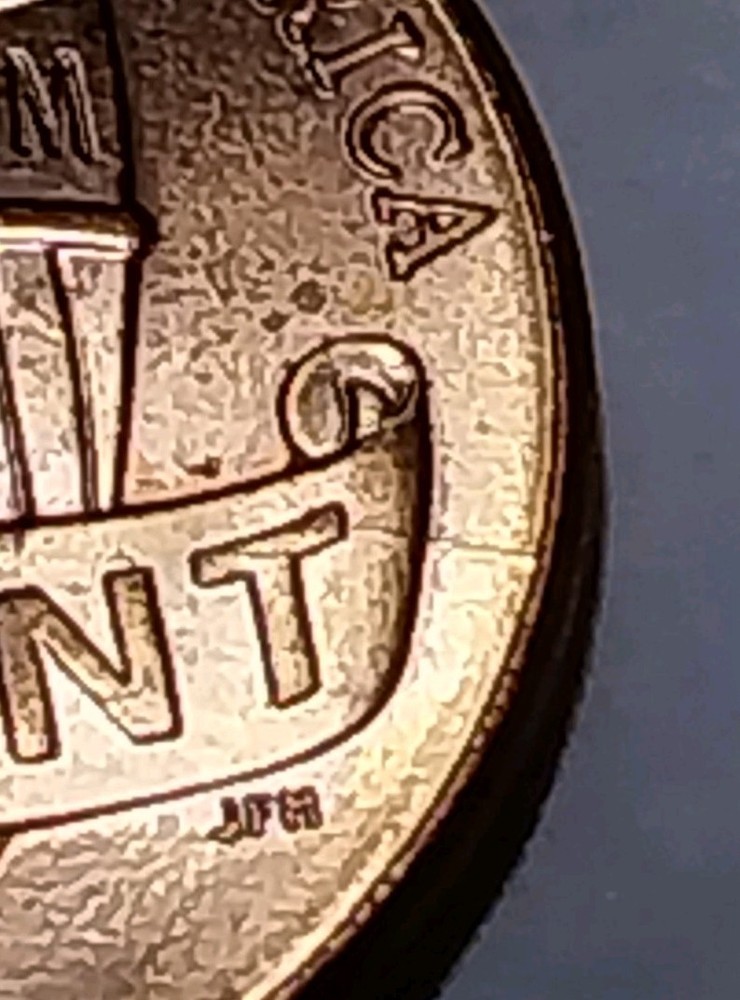 2021 P Error Lincoln Shield Cent. Obv./Rev. Die Cracks.