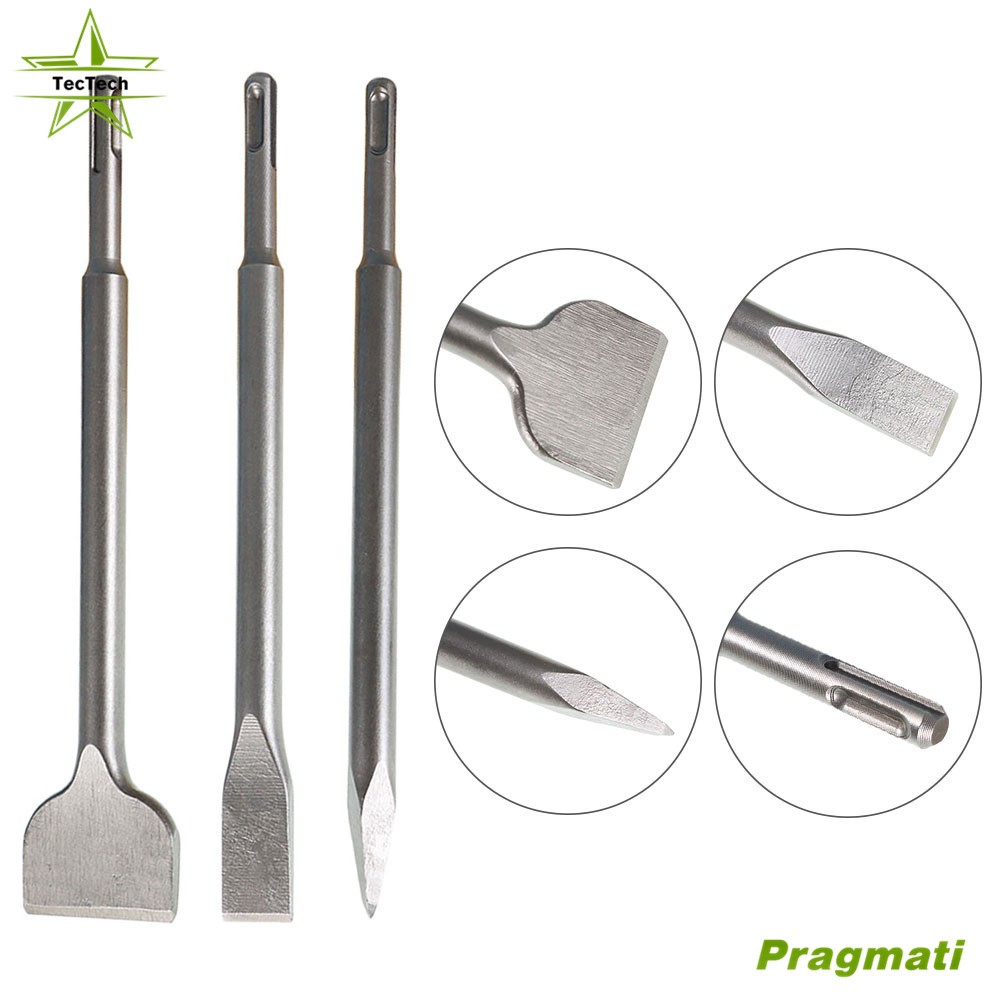 6 Pcs SDS Plus Chisel Set Concrete Drill Bits Set Rotary Hammer Bits new