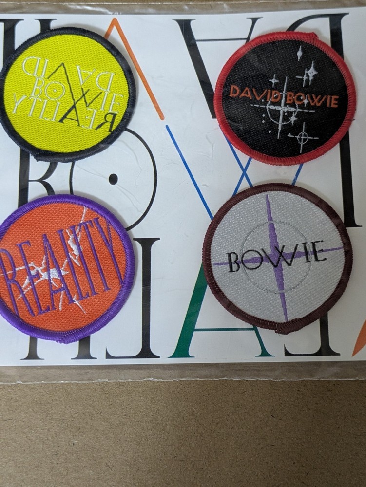 David Bowie Button Pins And Patches New