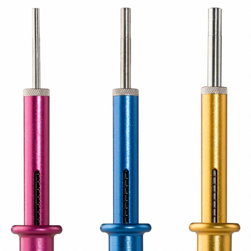 JONARD Pin Connector Removal Tool Set Kit, 3 Pc 12, 16 & 20 Sizes