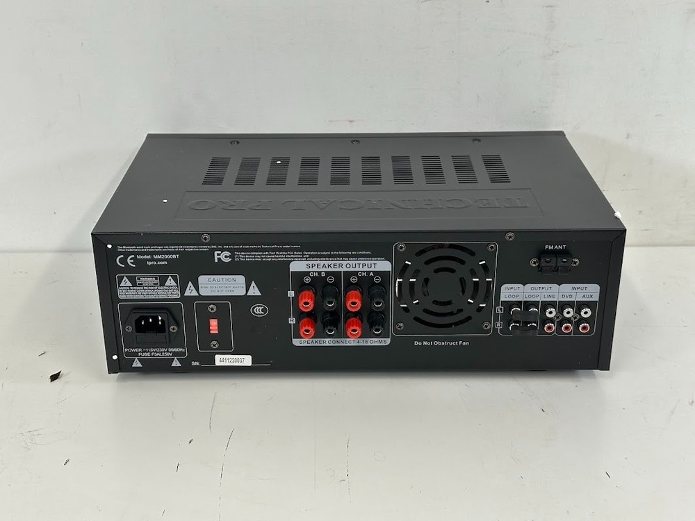 Technical Pro 2000 Watts Professional Mixer and Amplifier