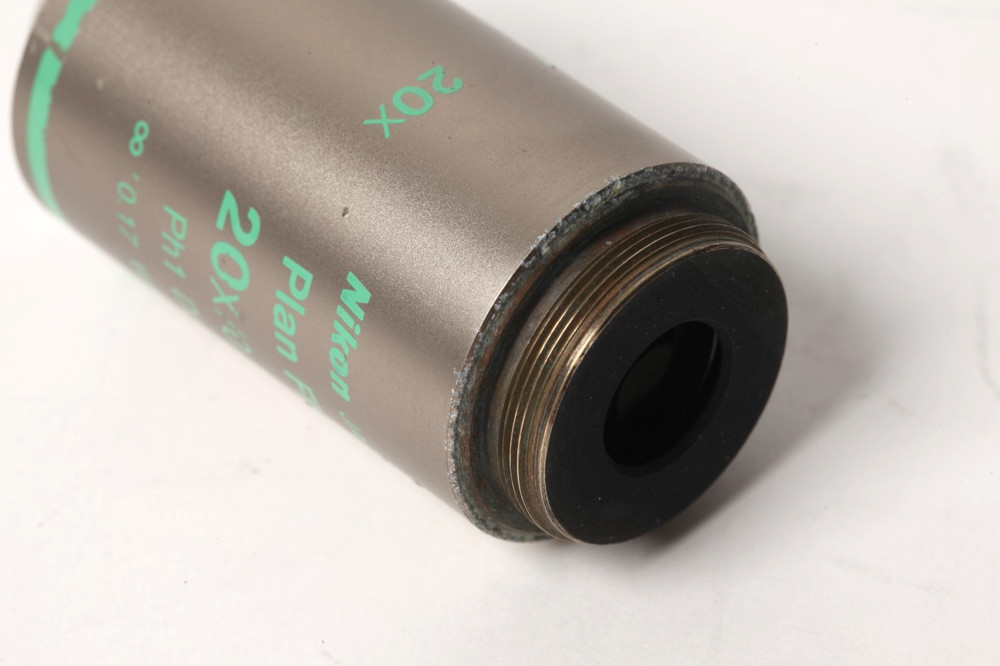Nikon Plan Fluor 20x /0.5 ∞ Ph1 DLL Phase Contrast Eclipse Microscope Objective