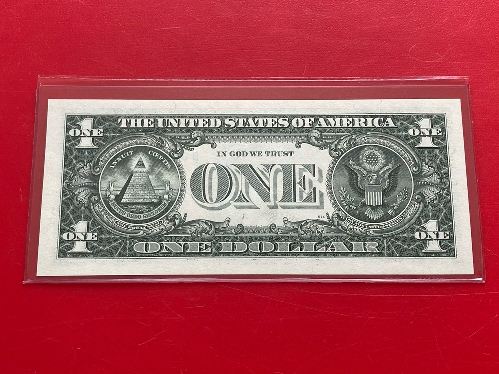 1995 Wow Star note $1 DOLLAR BILL ( Cleveland '' D '' ) ,UNCIRCULATED