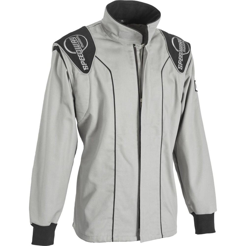 Speedway Double-Layer SFI-5 Racing Suit Jacket, Grey Medium