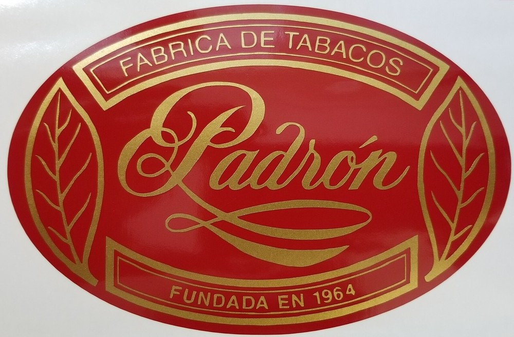 Padron Cigar Sticker Decal - 10.5' x 7"