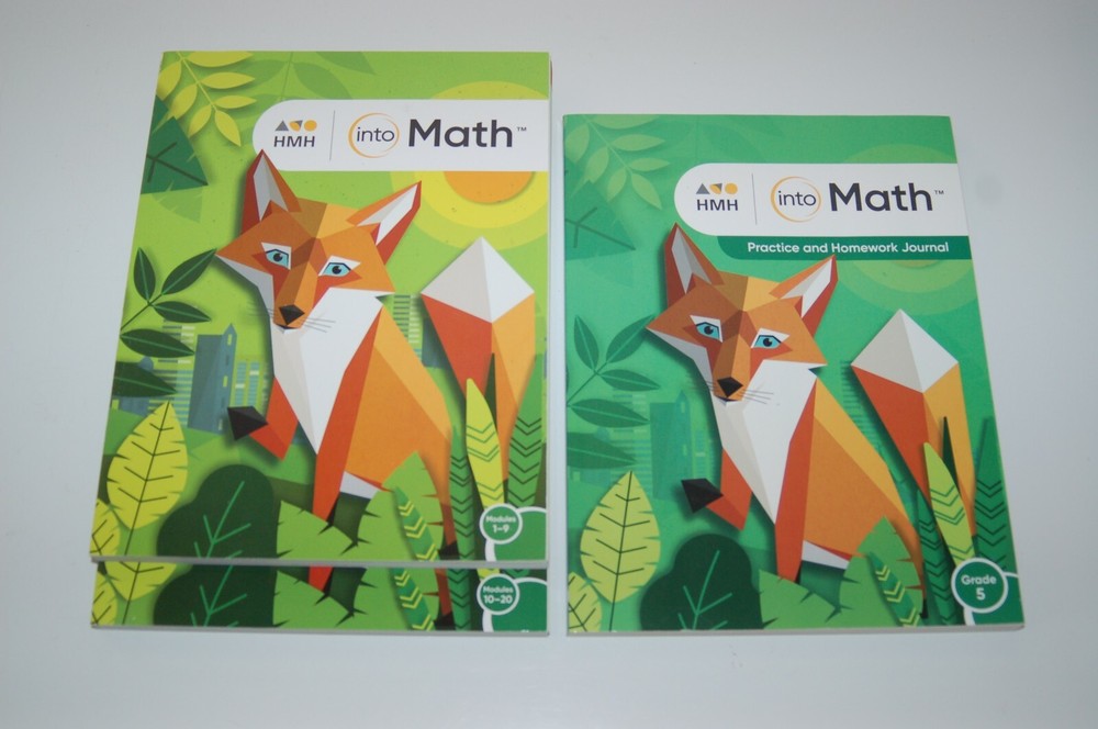 HMH into Math - Full Set Grade 5 Student Modules 1-20 plus Practice Journal