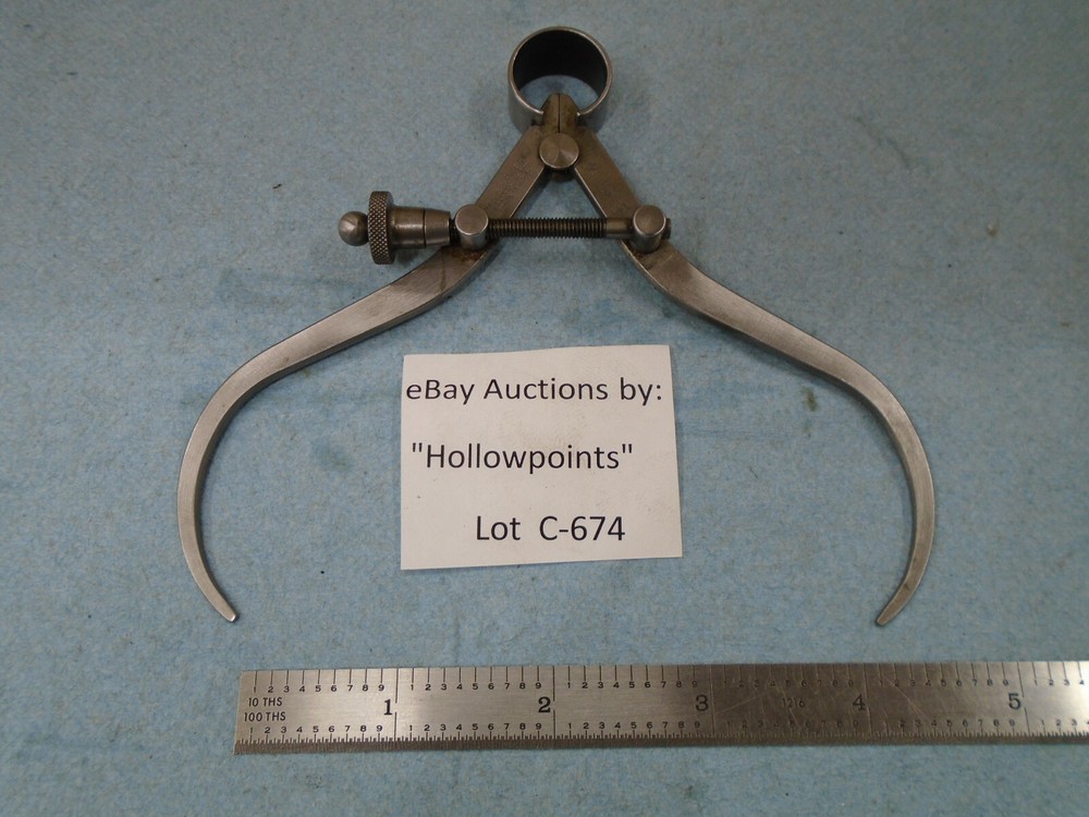 Lufkin No. 41 Outside Spring Type Caliper 4" w/ solid nut C674