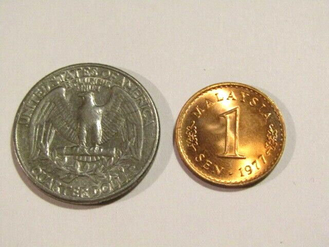 Malaysia 1977 1 Sen unc Coin