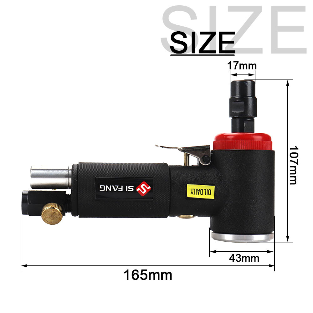 90 ° 1/4" Air Right Angle Die Grinder Sander Grinding Machine Off Cutting Tool