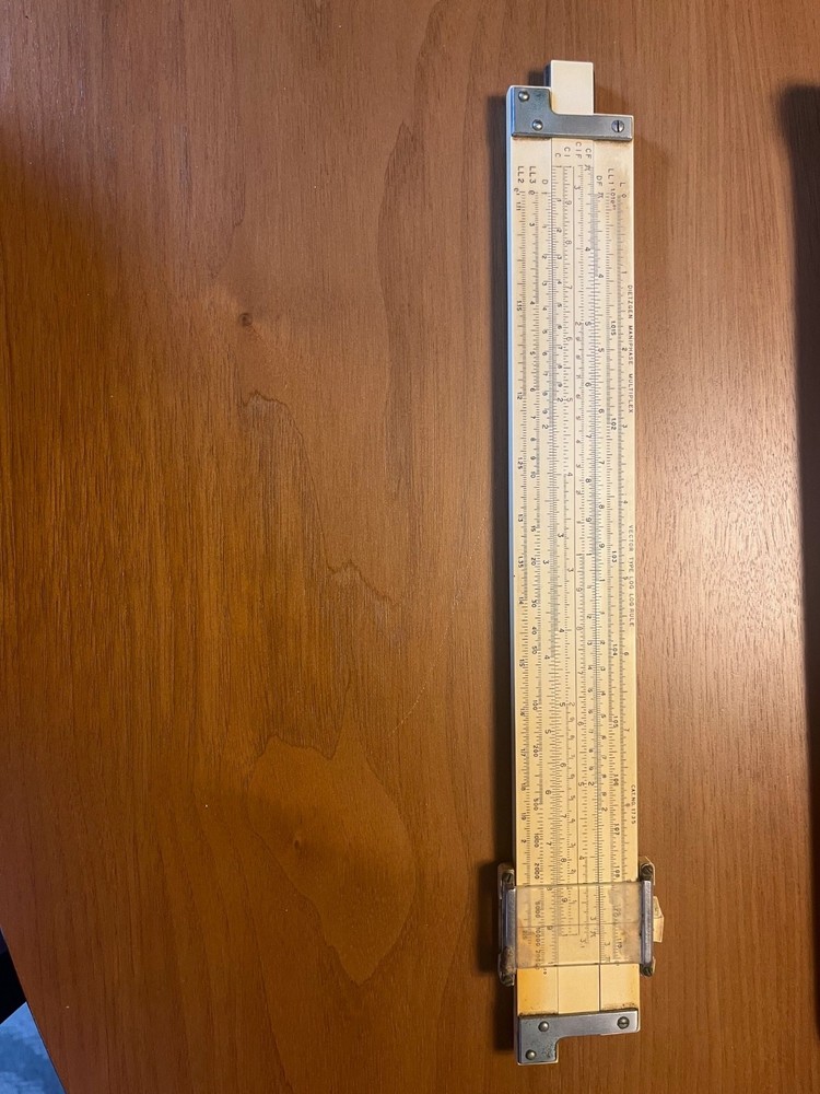 Slide Rule DIETZGEN w/ Original Leather Case