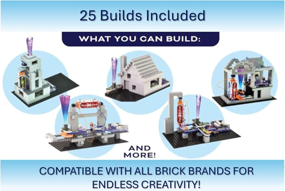 BRIC: Structures | Brick & Electronics Exploration Kit | Over 20 Stem & Brick...
