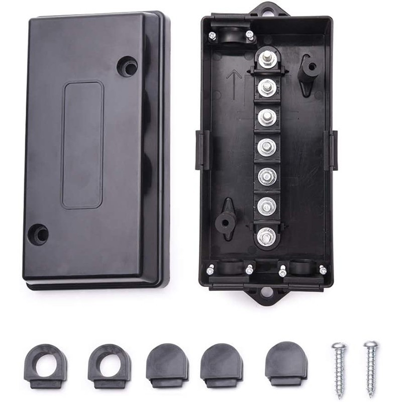 7 Way Electrical Trailer Junction Box 7 Gang Trailer Wire Connection Box Weather