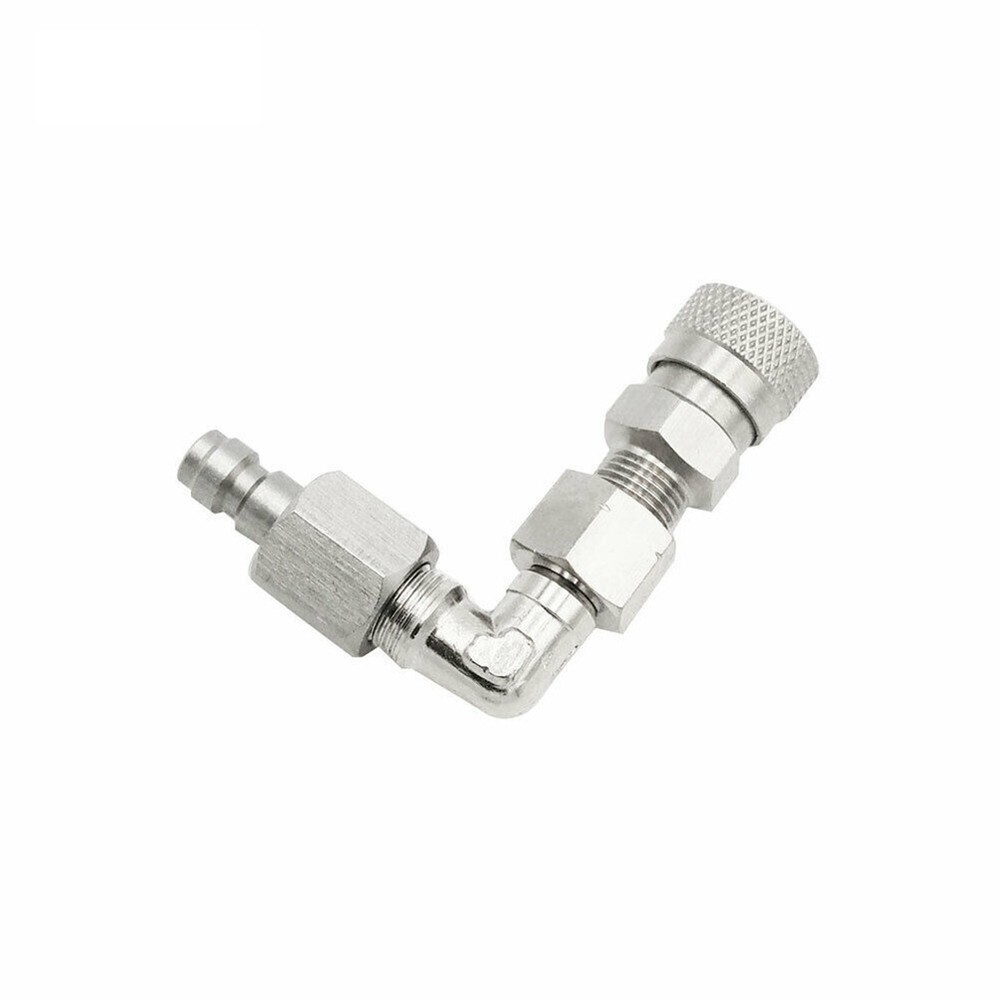 PCP-Paintball DIY 90° Swivel Quick Disconnect Release Fitting Adapter