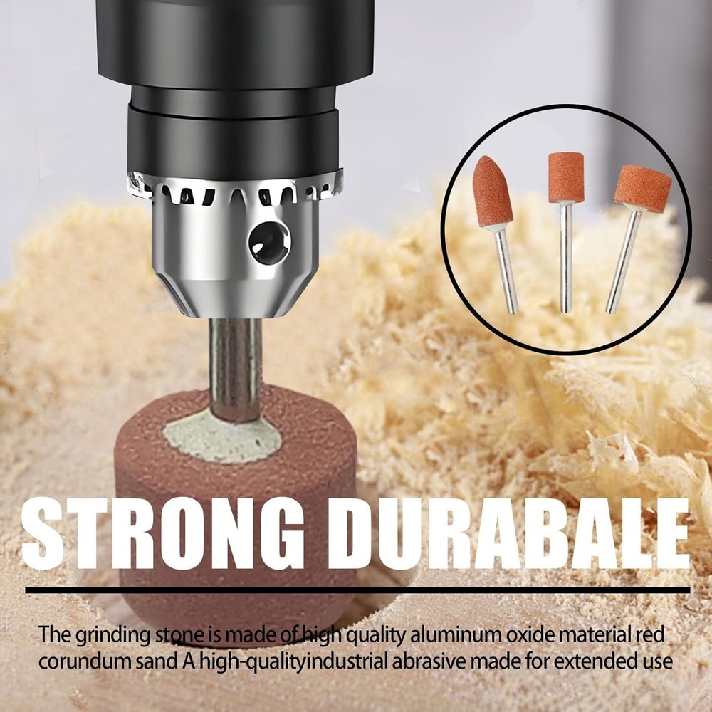 30Pcs Sanding Bits for Dremel Rotary Tool Grinding Stones Sanding Drill Bits wit