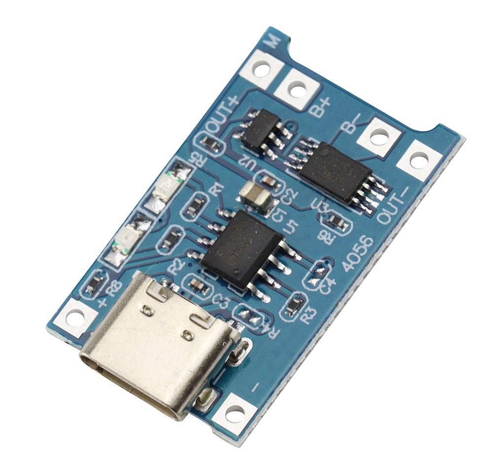 VKLSVAN 5PCS 5V 1A TP4056 Charging Module Type-C USB Interface 18650 Lithium...