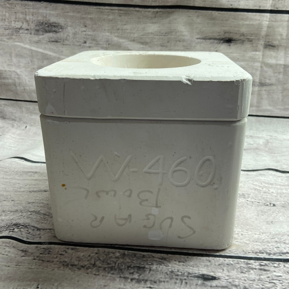 Vintage Unbranded Ceramic Casting Mold Sugar Bowl #W-460