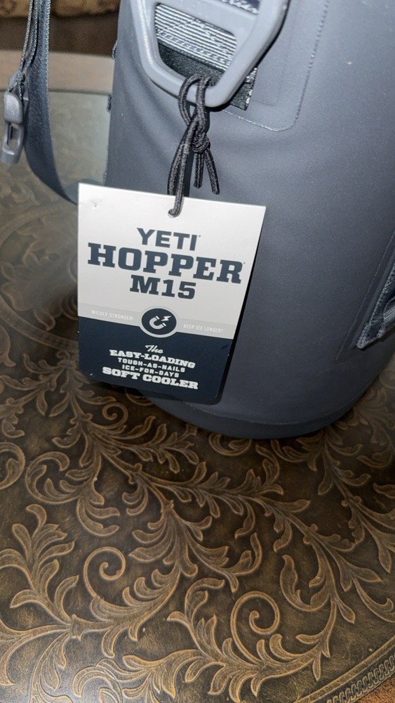 YETI Hopper M15 Charcoal Gray Soft Cooler