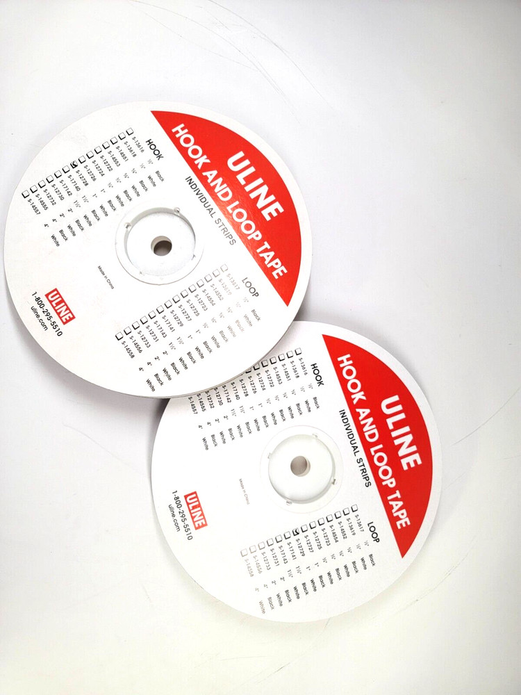 ULINE Hook and Loop Tape 1" x 75'  - white